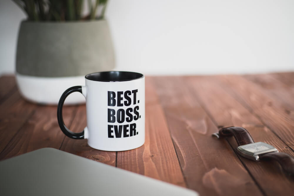 Best boss ever coffee mug