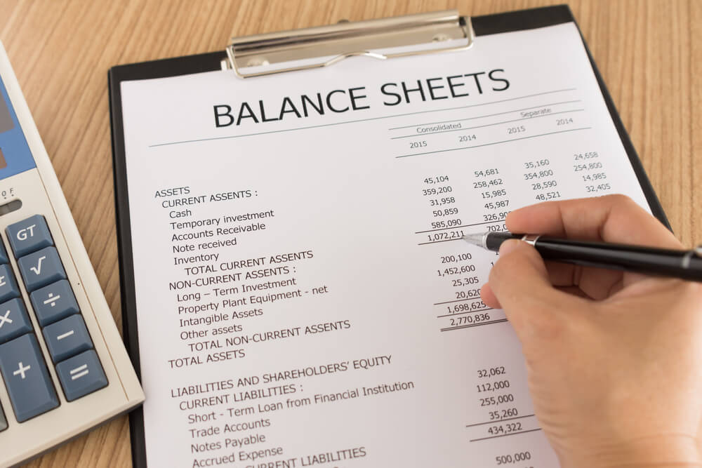 Expense report for a small business 